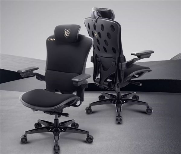 2499元：人体工学设计 4D可调节扶手电子pg游戏微星MAG A10电竞椅首发(图5)